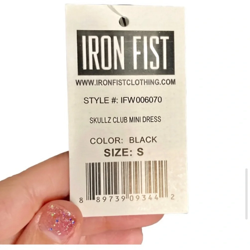 Iron Fist NWT Size Small Skullz club mini dress - Picture 12 of 14